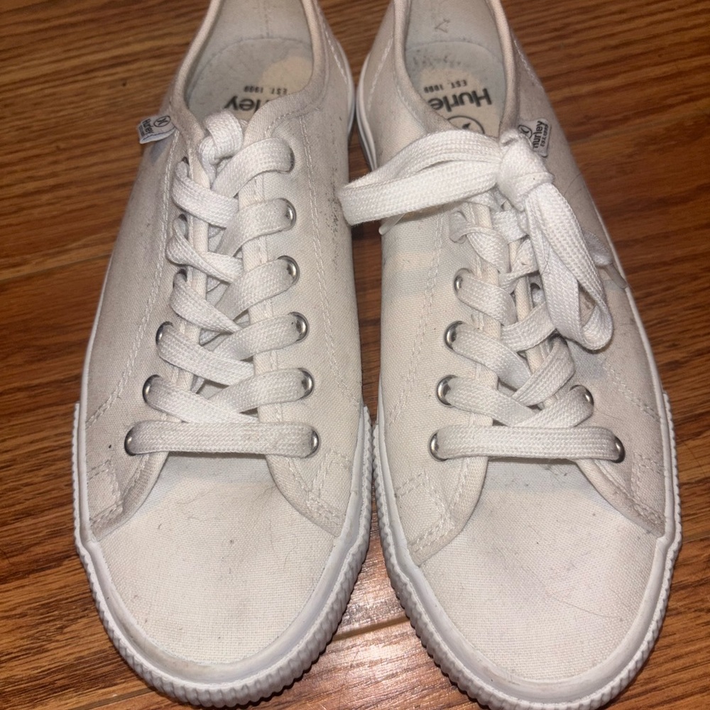 Hurley White Canvas Sneakers